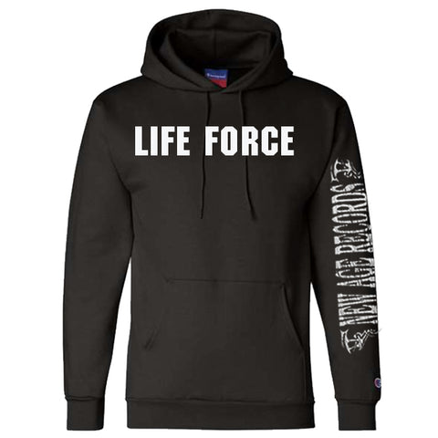 Life Force Black Champion Pullover Hoodie