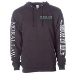 Moral Law "Your Time Has Come" Black Hooded Sweatshirt