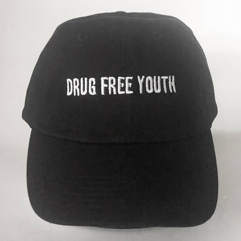 Drug Free Youth Dad Hat - Black