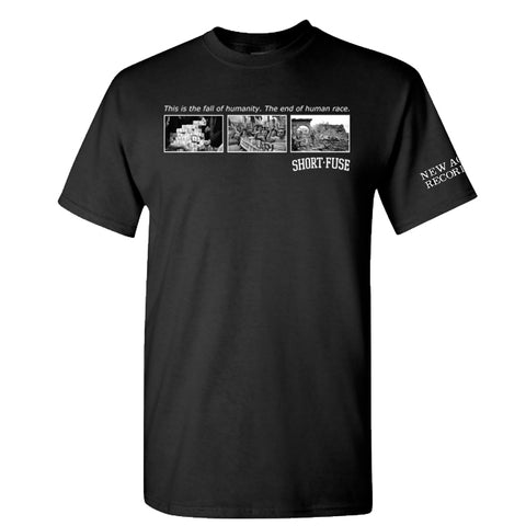 Short Fuse "Fall of Humanity" T-Shirt Black Pre-order