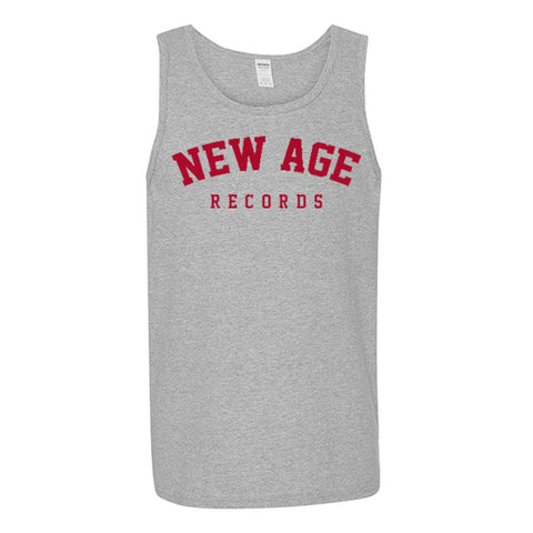 New Age Records Goes to College Unisex Gray Tank Top