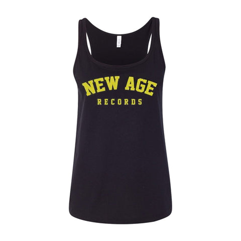 New Age Records Goes to College Women's Black Tank Top