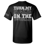 The Dividing Line "Turn My Back" tee shirt black
