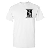 New Age Records Drug Free Youth Shirt White