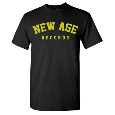 New Age Records Goes to College Black T-Shirt
