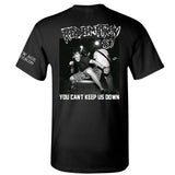 Redemption 87 "Can't Keep Us Down" T-Shirt Black